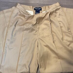 Ralph Lauren Beige Pleated Pants